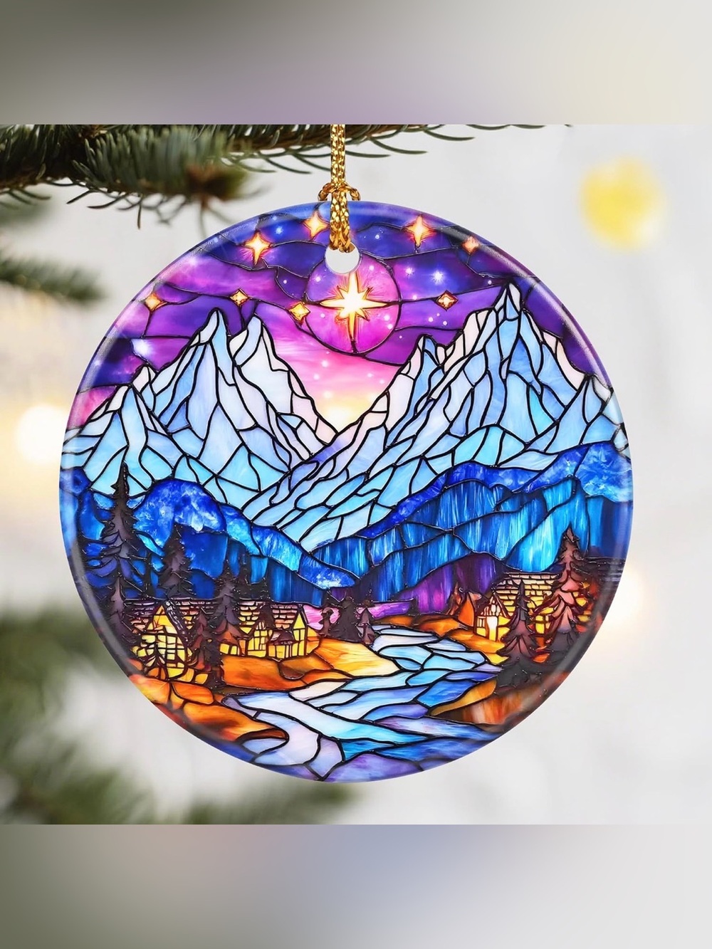 ✴️New✴️Ceramic Mountain Nightscape (2/$15)